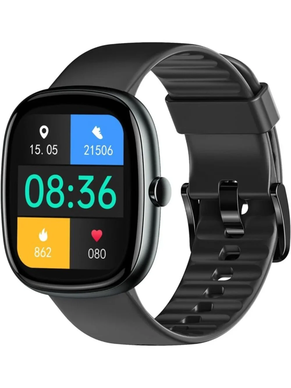 1.8” Fitness Tracker Watch - No Bluetooth/App Needed, Activity & Health Monitor